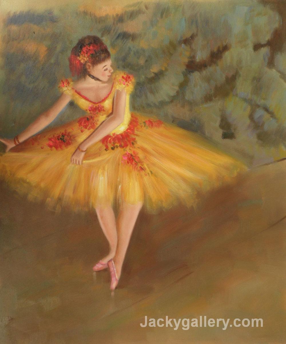 Dancer Making Points by Edgar Degas paintings reproduction